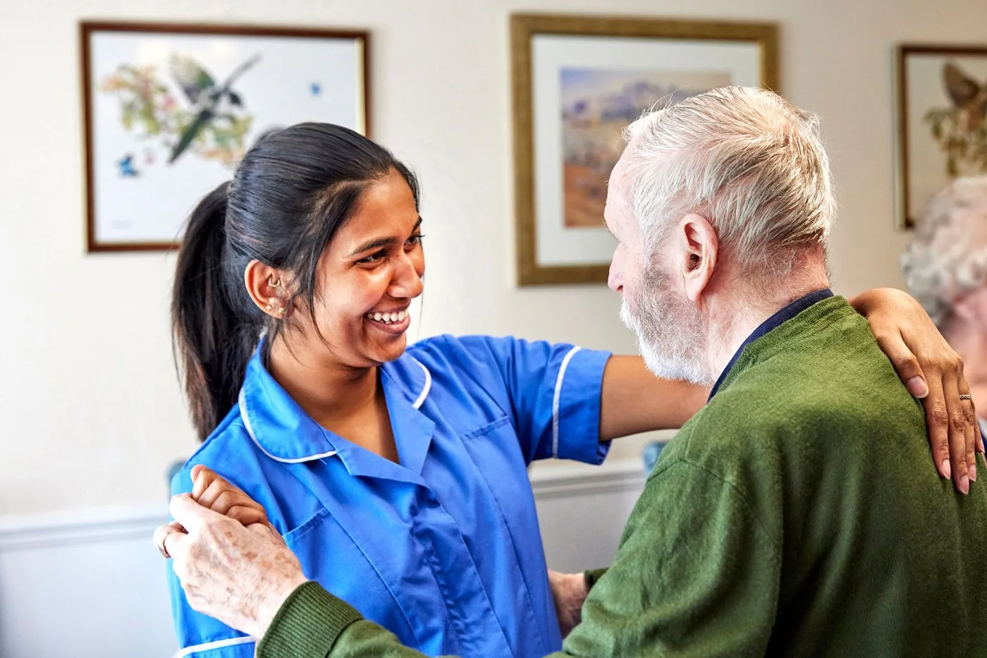 Lifestyle photography at a Future Care Group care home